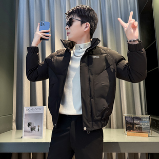 155矮个子小码男装外套冬季加厚棉服S号XS码修身短款棉袄加厚保衣