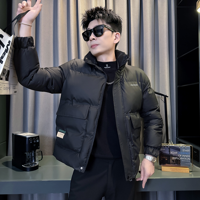 冬装小码男棉服加厚短款S号XS棉袄矮小个立领棉衣青年保暖外套155