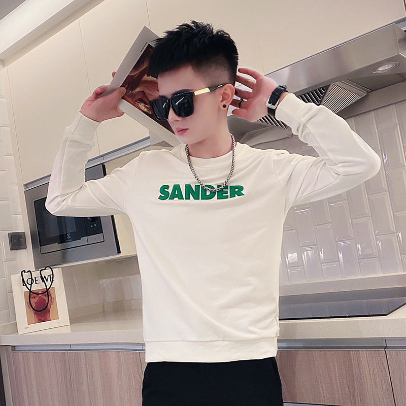 155男装帅T矮小个子XS小码休闲修身卫衣男生长袖t恤秋冬短外套160