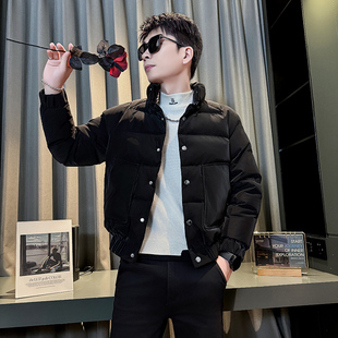 155矮小个子穿搭短款棉服男生冬季保暖外套XS码S号修身棉衣袄子潮