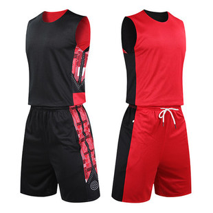 双面穿篮球服套装男女大学生儿童成人篮球衣球队服团购定制印字号