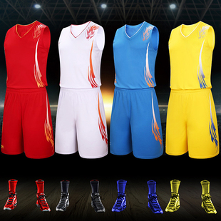 包邮 新款 成人篮球服定制 篮球衣 篮球服套装 少年儿童篮球服定制