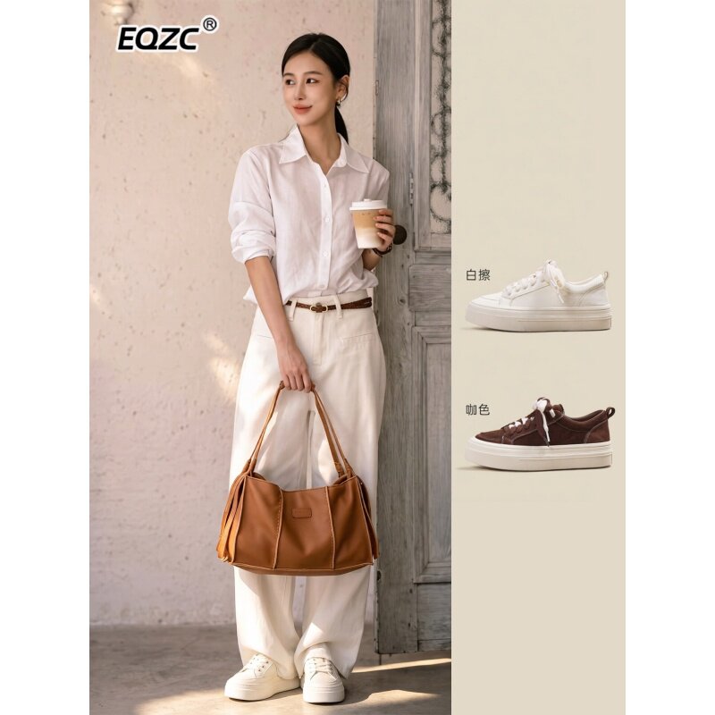 厚底增高超火的小白鞋女2026新款
