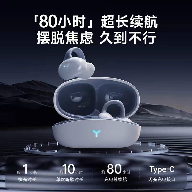 耳骨夹蓝牙耳机无线耳夹挂耳式不入耳高品质运动超长续航2025