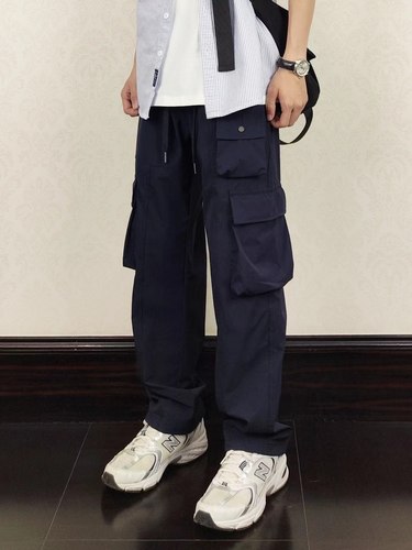 HMN多口袋轻日系薄工装裤