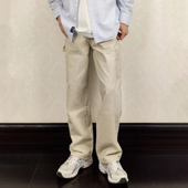 Studio2024春秋日系基础款 直筒工装 裤 HMN 男宽松阔腿百搭休闲长裤