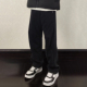 Studio日系复古抽绳透气百搭垂感卫裤 男士 运动长裤 HMN 宽松休闲裤