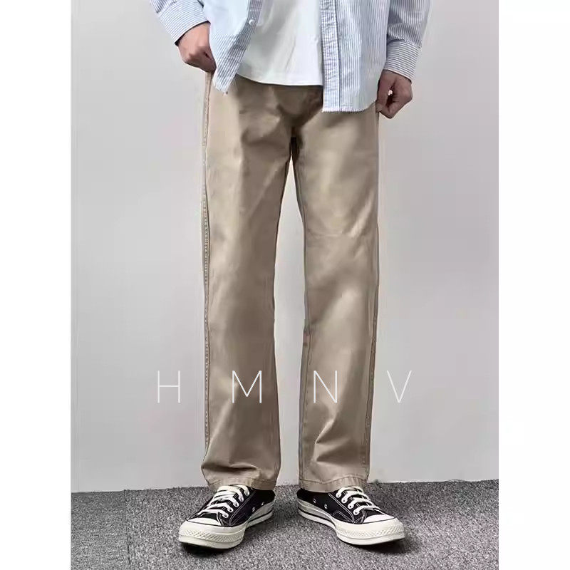 HMNStudio日系基础百搭款工装裤图片