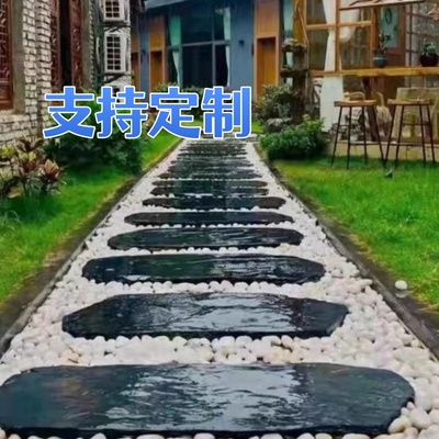 天然不规则青石板碎拼乱形石材毛石片外墙文化石薄青石片浆砌片石