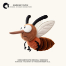 正版 蚊子可爱毛绒背包书包挂件公仔情侣玩偶高级感捉趣小挂饰品女