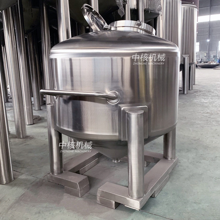 厂家不锈钢储罐周转罐ZJG-500中间缓冲罐移动拉缸卫生级镜面抛光