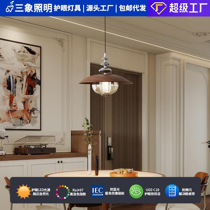 法式中古风过道吸顶灯创意个性设计师玄关走廊阳台玻璃厨卫艺术灯