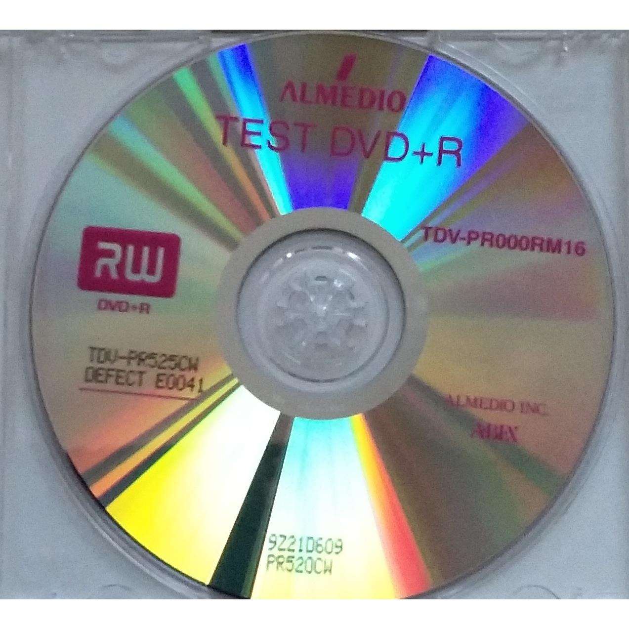 ABEX测试碟TDV-R520CW信号测试碟DVD-R格式