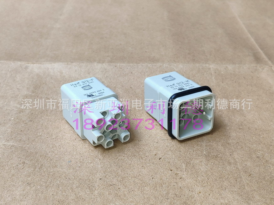 09120123101 德国HARTING浩亭 Han? Q12-F-QL 12芯 连接器