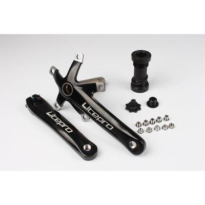 爆款小布公路车折叠车中空一体曲柄LPlitepro牙盘带中轴改装