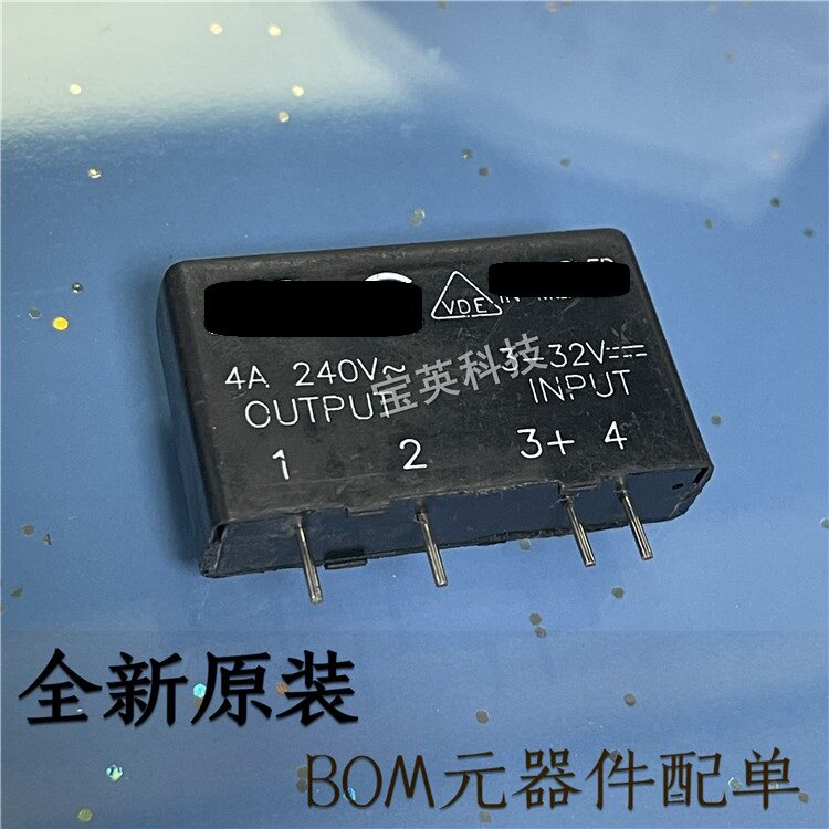 MP240D4 4A 240V 3-32V固态继电器PCB 集成电路 SIP4 IC芯片 直插