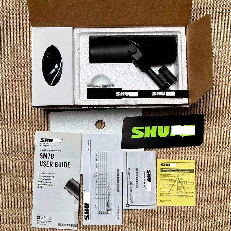 外贸高品质SM7B有线动圈麦克风演出舞台卡拉OK主持直播专业话筒