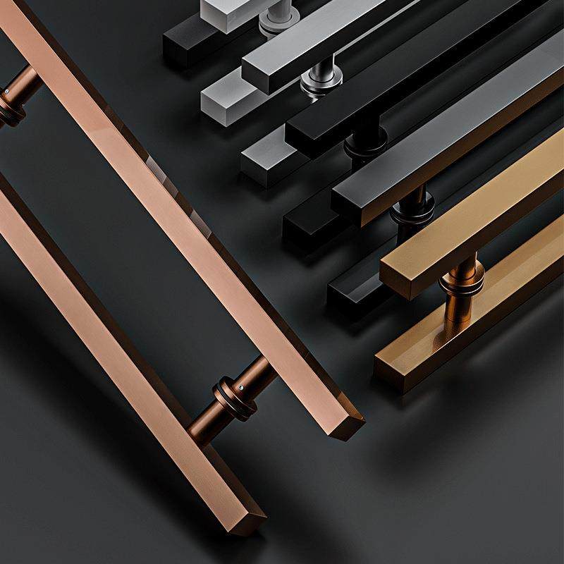 玻璃门拉手大门把手不锈钢方管封釉无指纹加厚ktv有框地弹门木门,金属材料及制品,金属加工件/五金加工件,淘宝优惠券,粉丝福利购,淘宝优惠卷