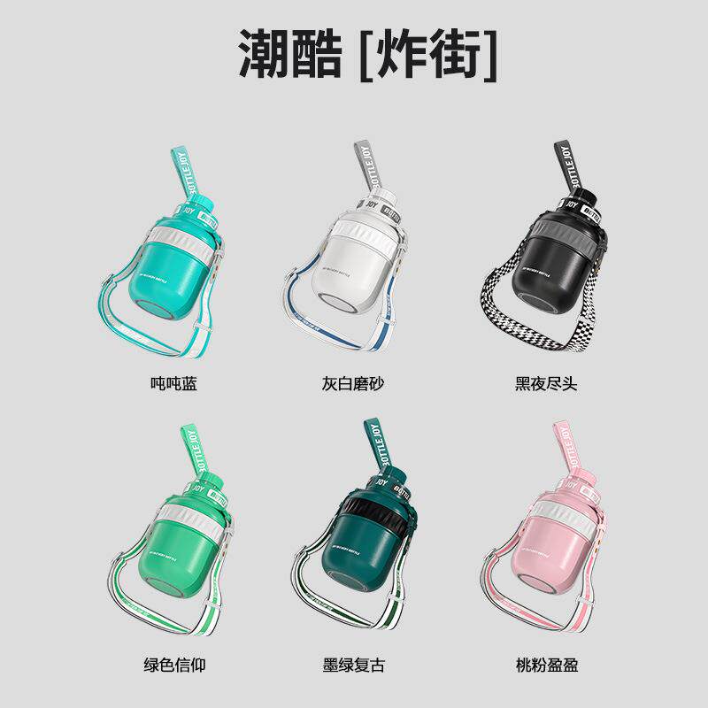 吨吨BOTTLEDJOY真空锁温保温吨吨桶大容量水壶英文版
