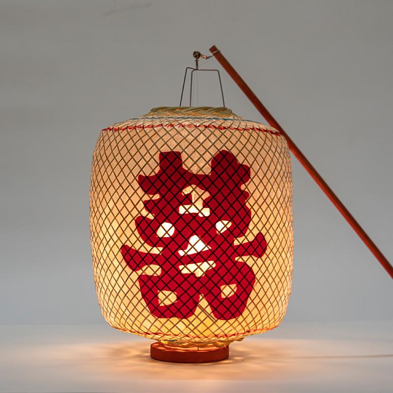 摄影道具竹制中国古董灯笼油纸古董婚礼灯笼装饰纸灯笼