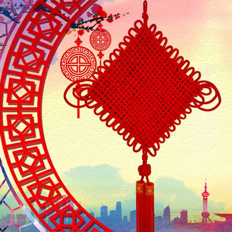 现货销售大号绒布中国结春节挂饰手工编织中国结欢迎来电咨询