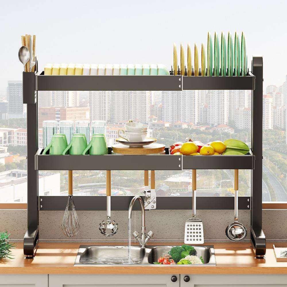 厨房水槽置物架台面碗盘厨具收纳架洗碗架水池放碗筷碗碟沥水