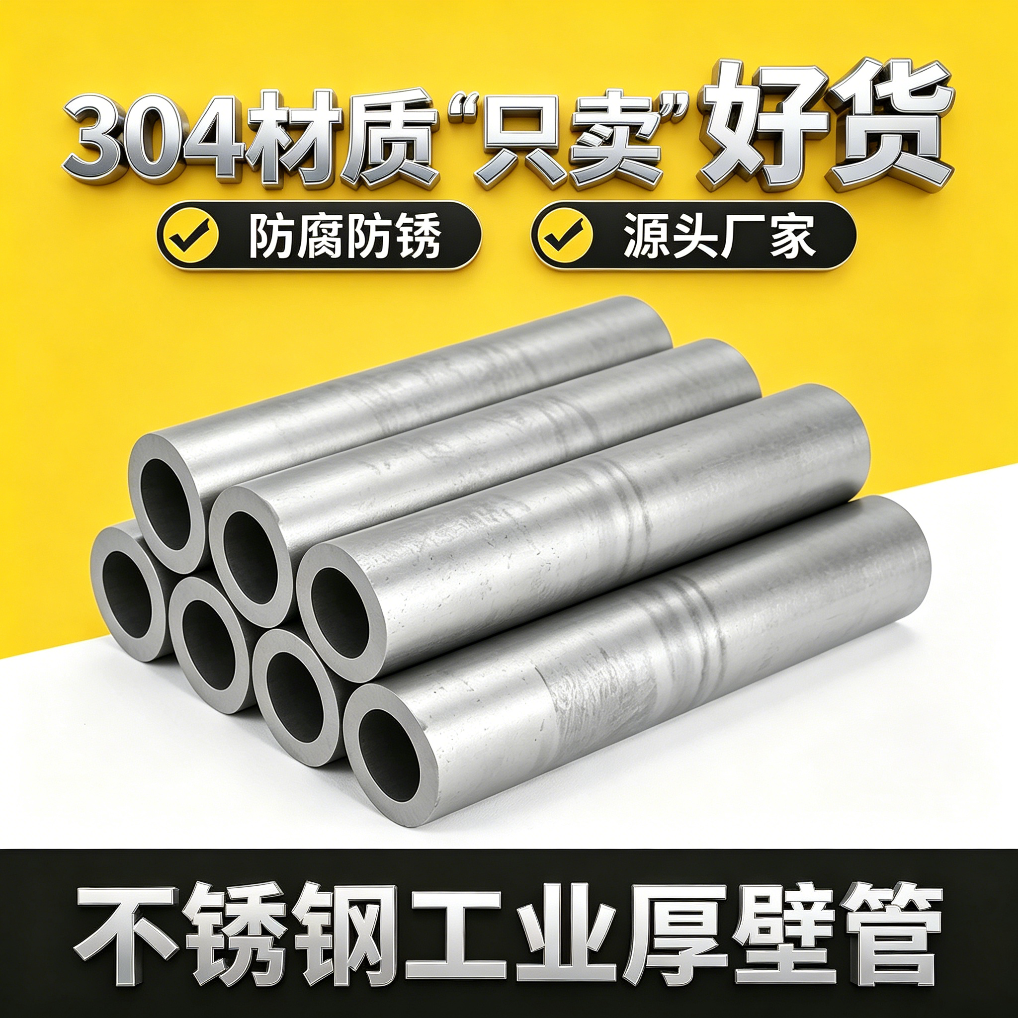 不锈钢工业管304空心圆管无缝管激光切割定制薄壁管厚壁管白钢管