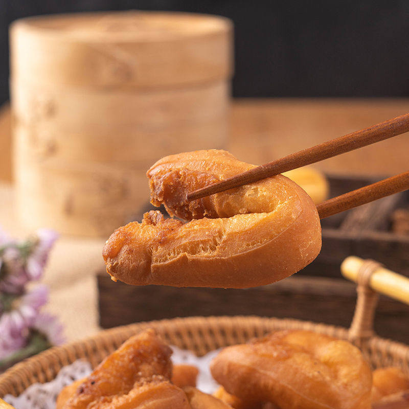 粮觅迷你小糖糕油炸半成品马蹄酥甜油条宁波特产早餐速冻面点小吃