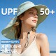 冰丝大帽檐防晒帽子遮阳登山渔夫帽女士款 防紫外线太阳帽 2026新款
