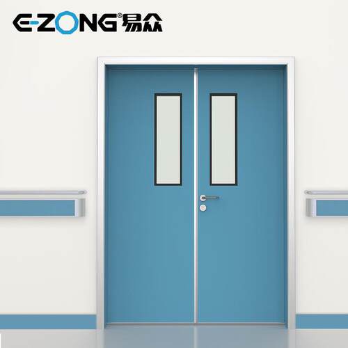 彩钢板钢制双开门医院手术室诊所门科室墙体门洁净室净化门