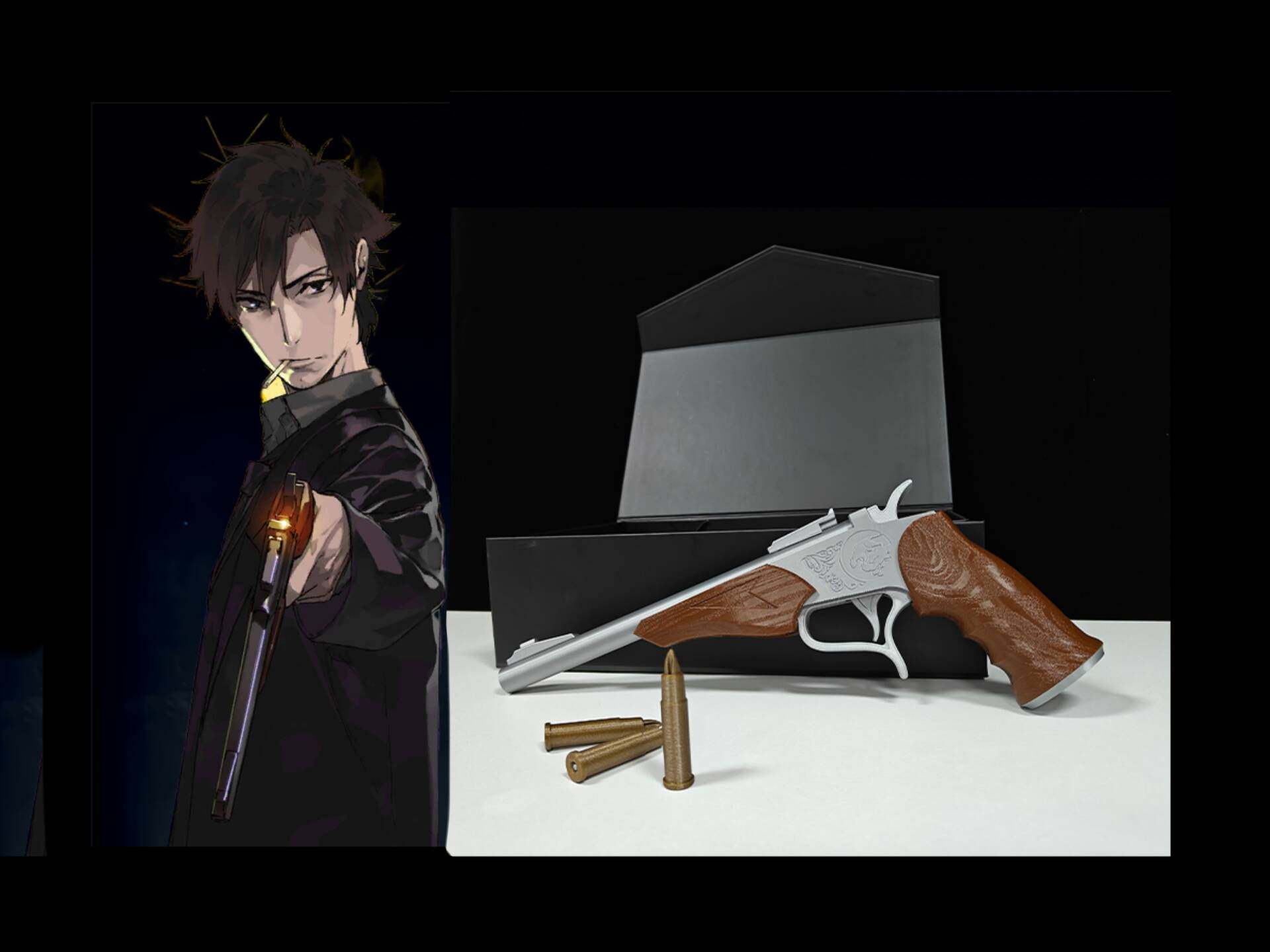 竞争者手枪，卫宫切嗣、极速追杀cos道具，不可发射砸炮道具