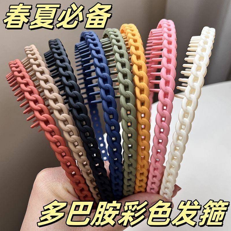 洗脸专用带齿防滑发箍发捆女款2025新款压发头扣发卡发饰碎发波浪