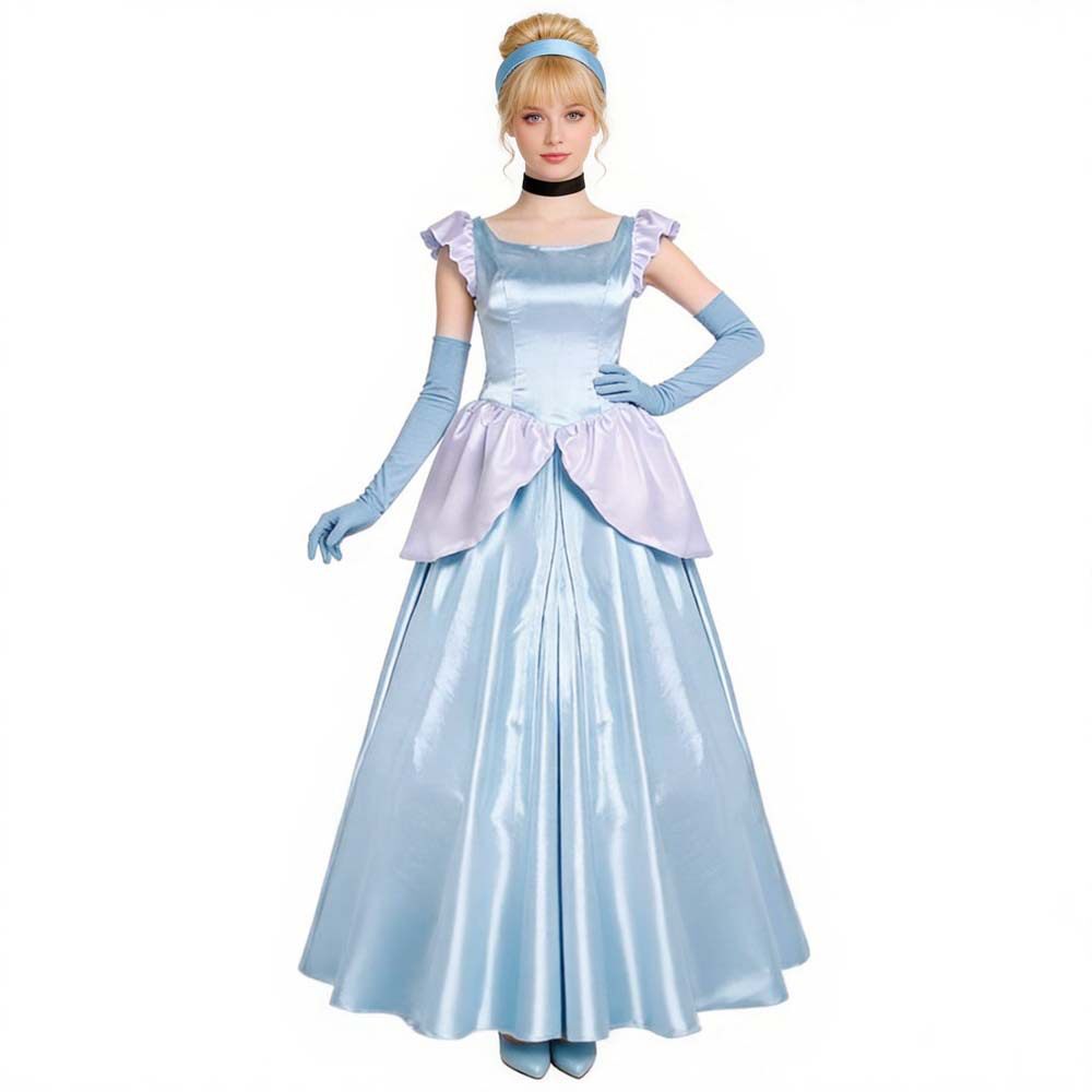 仙履奇缘公主cos服仙蒂公主灰姑娘角色扮演cosplay服装万圣节女裙