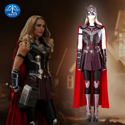 漫路云霄雷神4爱与雷霆女雷神神威雷神cos服全套万圣节现货