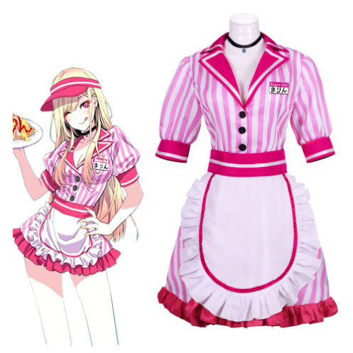 喜多川海梦cosplay更衣人偶坠入爱河cos服可爱服务生甜妹风女仆装