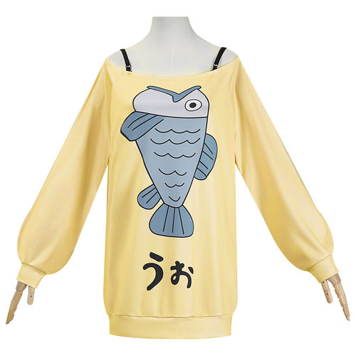 超自然武装当哒当cos服绫濑桃黄色家居卫衣动漫角色家居服C服