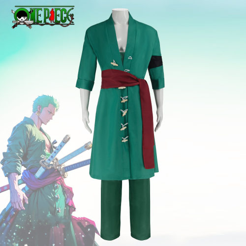 海贼王索隆Cos服万圣节海贼王索隆角色扮演服二次元漫展索隆和服