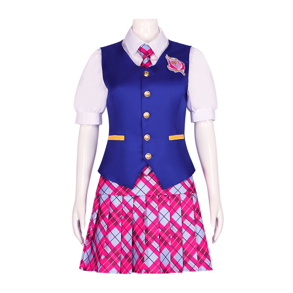 芭比之魅力公主学院cos服德兰西cos同款衣服校服cosplay舞台服装