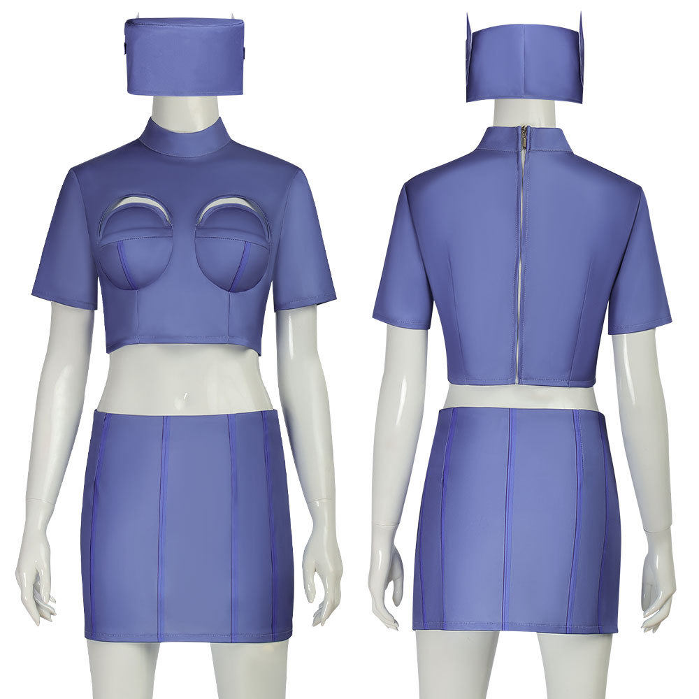 电影第五元素空姐cos服万圣节搞怪搞笑角色扮演飞船服务生裙子