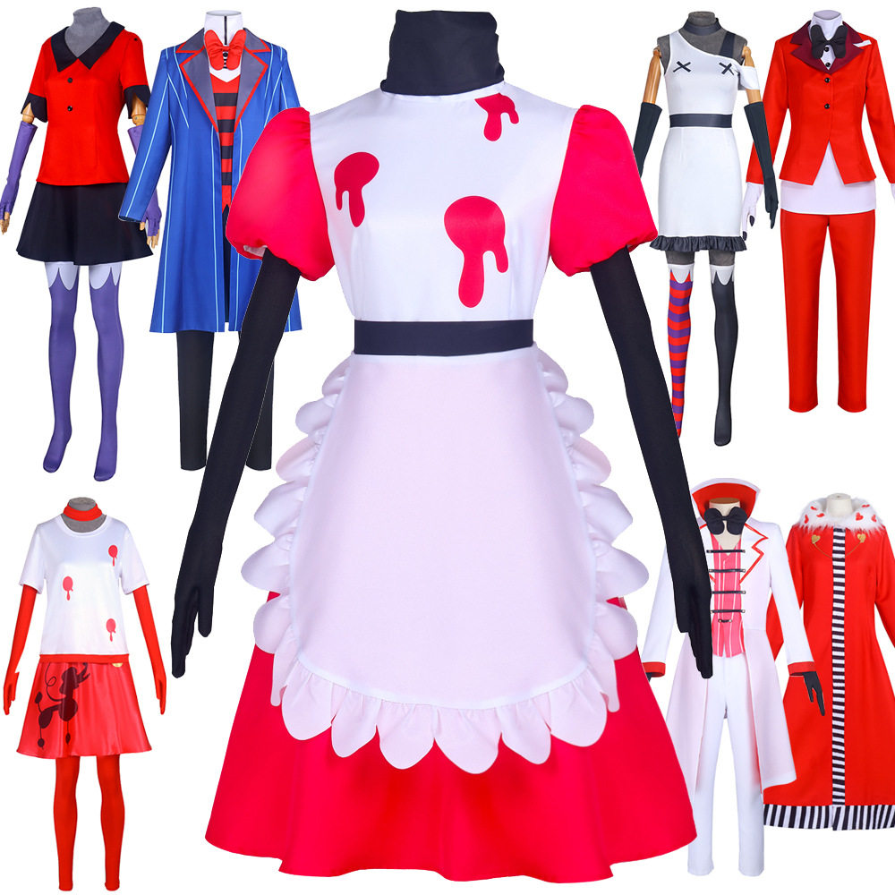 地狱客栈全套cos服夏莉晨星电视机恶魔沃克斯cosplay角色扮演服