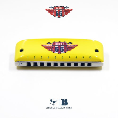 66号口琴PADDY园园同款黄色烤漆