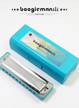 BoogieMan口琴十孔布鲁斯蓝调10孔C调初学PADDY调音园园同款