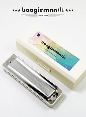 BoogieMan口琴初学十孔布鲁斯蓝调10孔BM 蓝网官方旗舰店园园同款