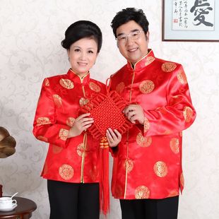 Color and color collar cheongsam jacket 花色立领长袖旗袍上衣