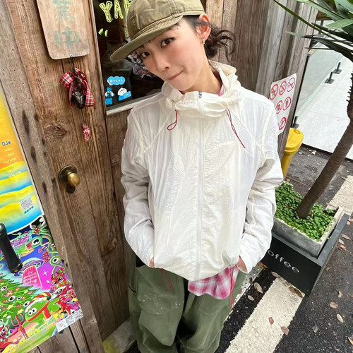 户外运动半高领防晒衣女皮肤衣潮