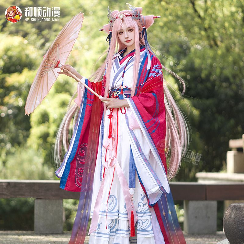 【现货】和顺动漫 代号鸢cos 公孙珊cosplay古风汉元素服女连衣裙