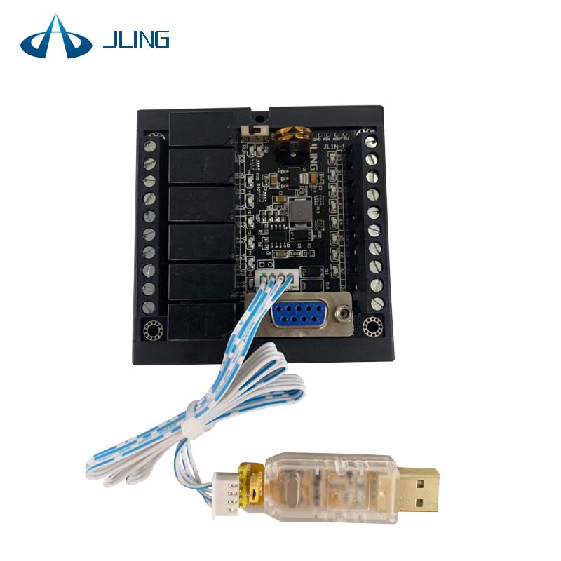 JLing直销国产plcFX1N-14MR可编程控制器继电器延时模块大量现货