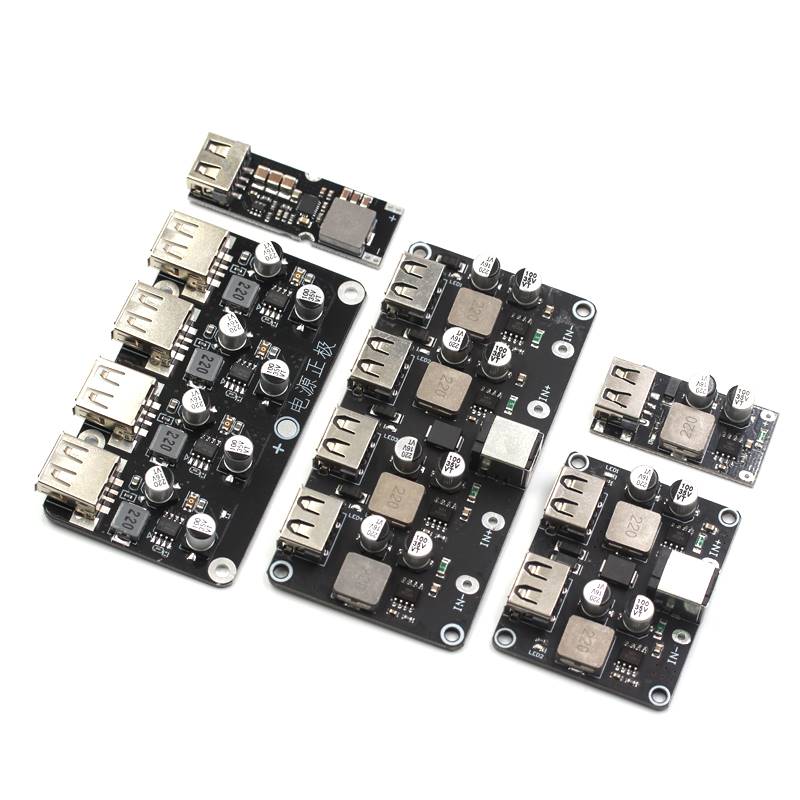DC-DC直流降压QC3.0快充USB充电模块车载USB充电器6-32V12V24V转