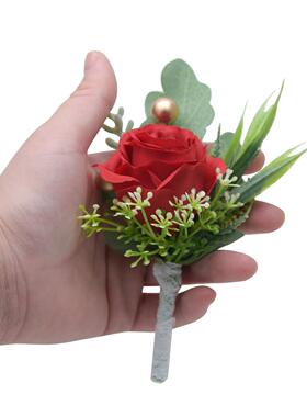 919 boutonniere silk men and women boutonniere bride bridesm