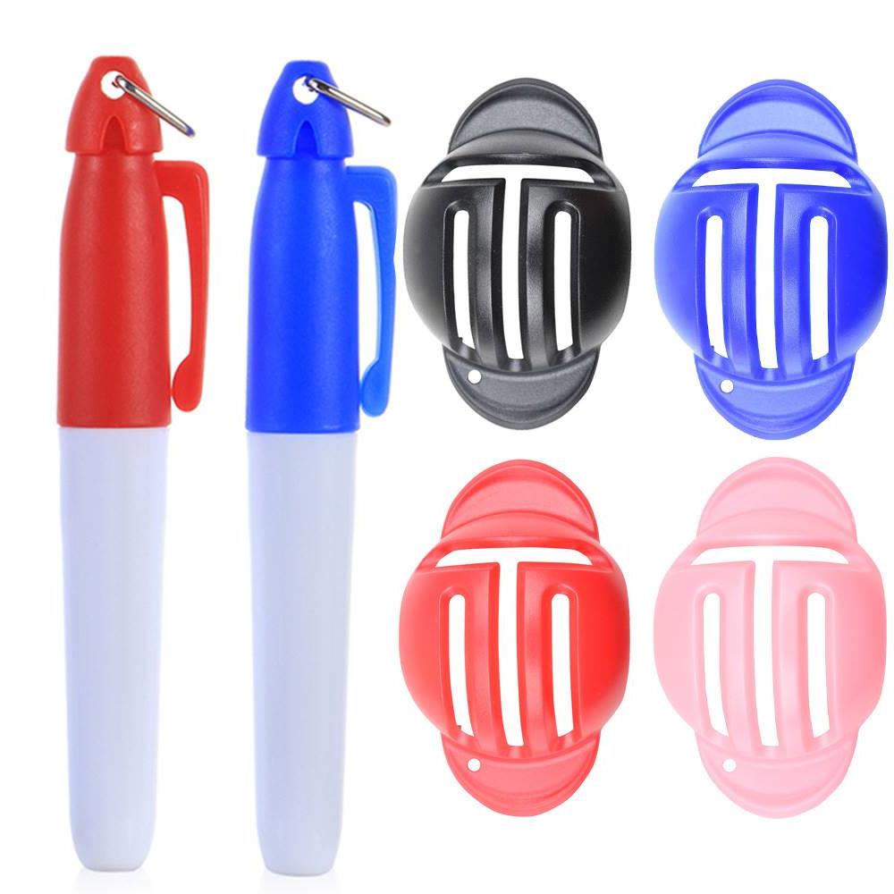 Golf T-Shaped Scriber Line Painter Oil-based Note Marker Bal